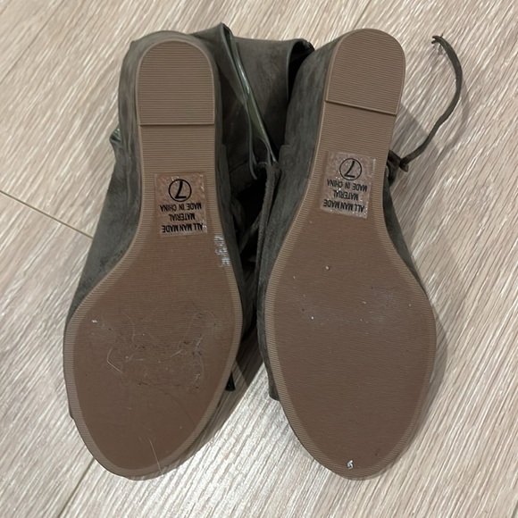 Ankle Length Tie Up 3” Heeled Booties - Picture 3 of 4